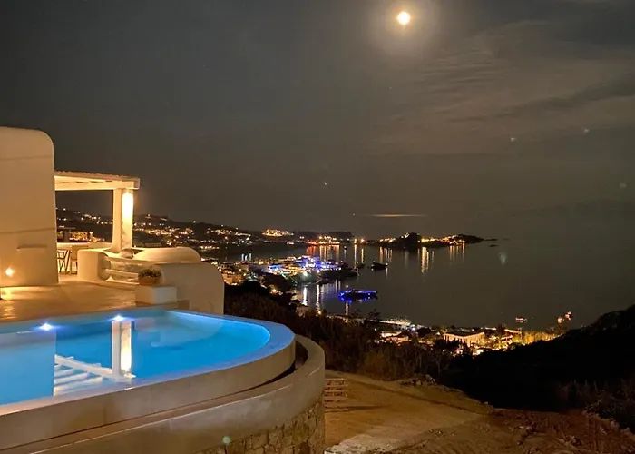 Villa Camelia 2 - Psarou View - Private Pool And Jacuzzi