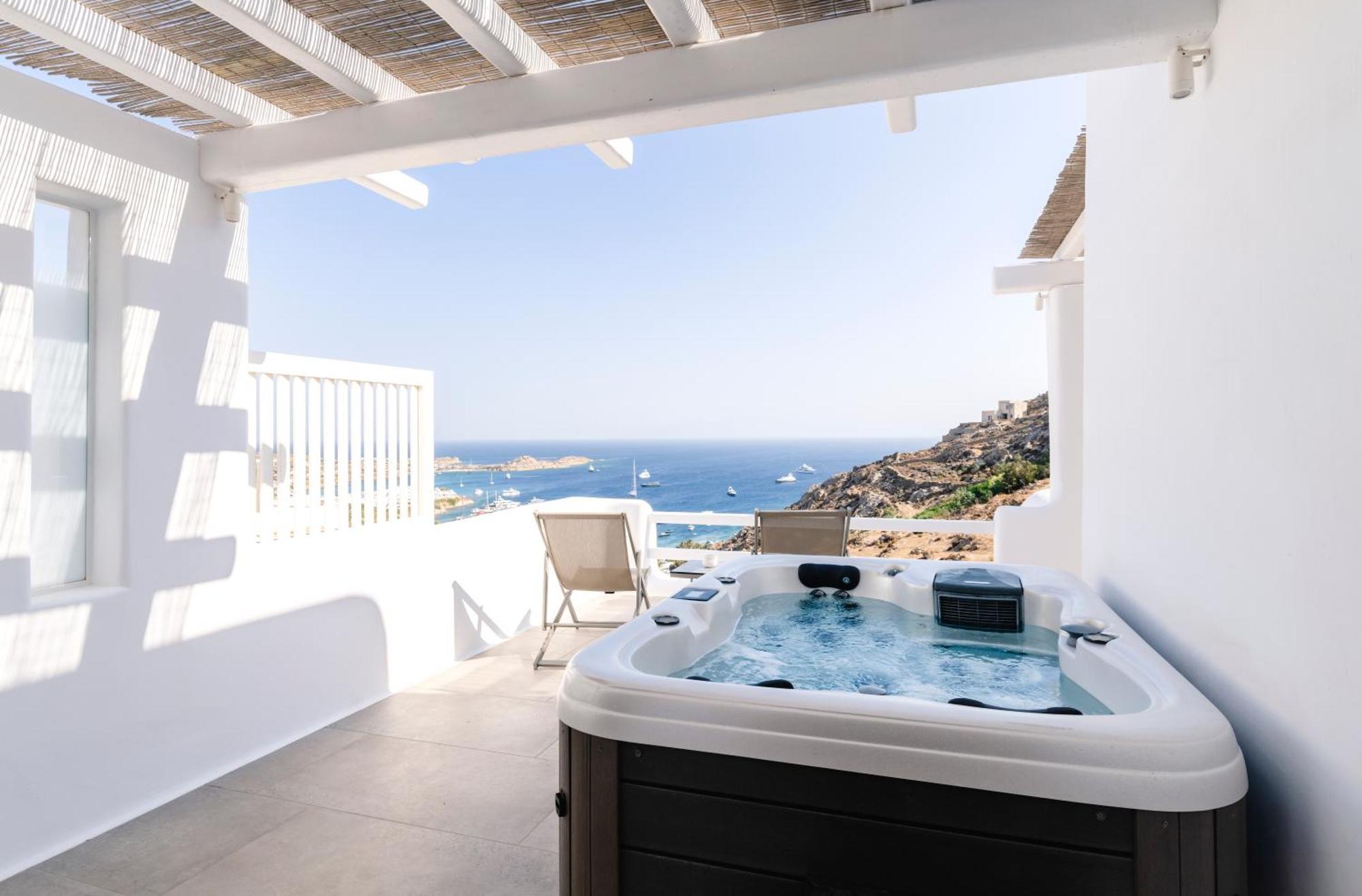 Camelia 2 - Psarou View - Private Pool And Jacuzzi Mykonos Town